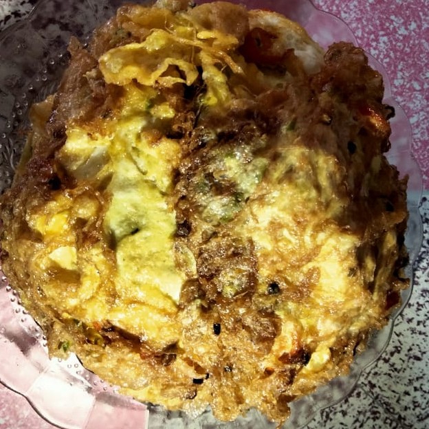 Nasi Campur Telur Dadar