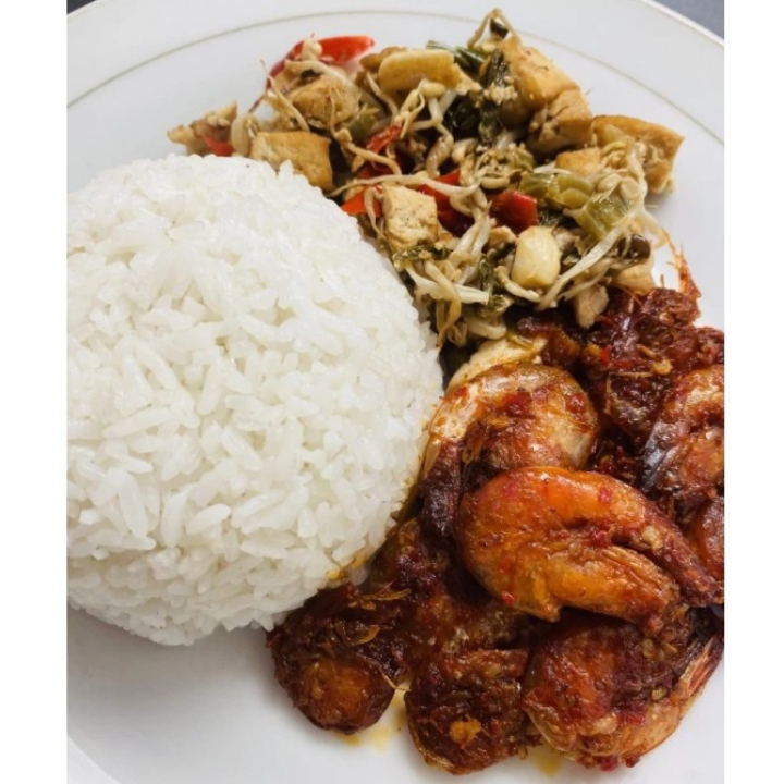 Nasi Campur Udang