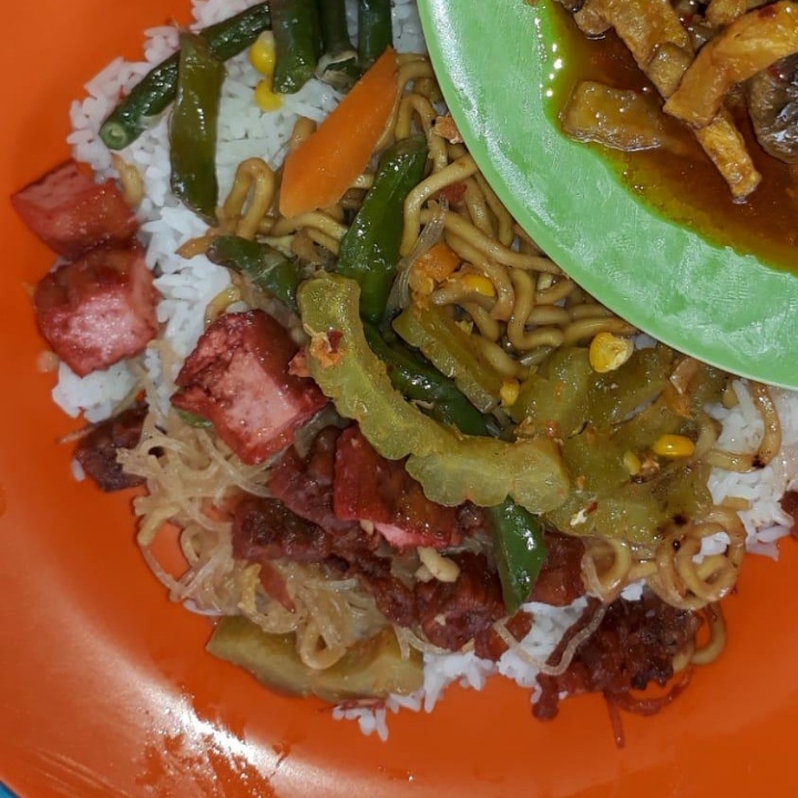 Nasi Campur Udang Papay