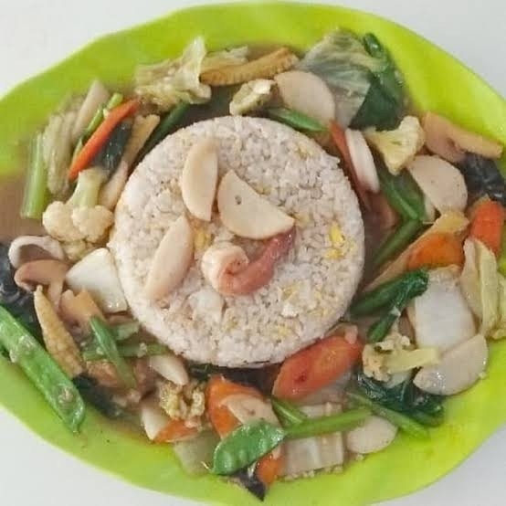Nasi Cap Cay Seafood