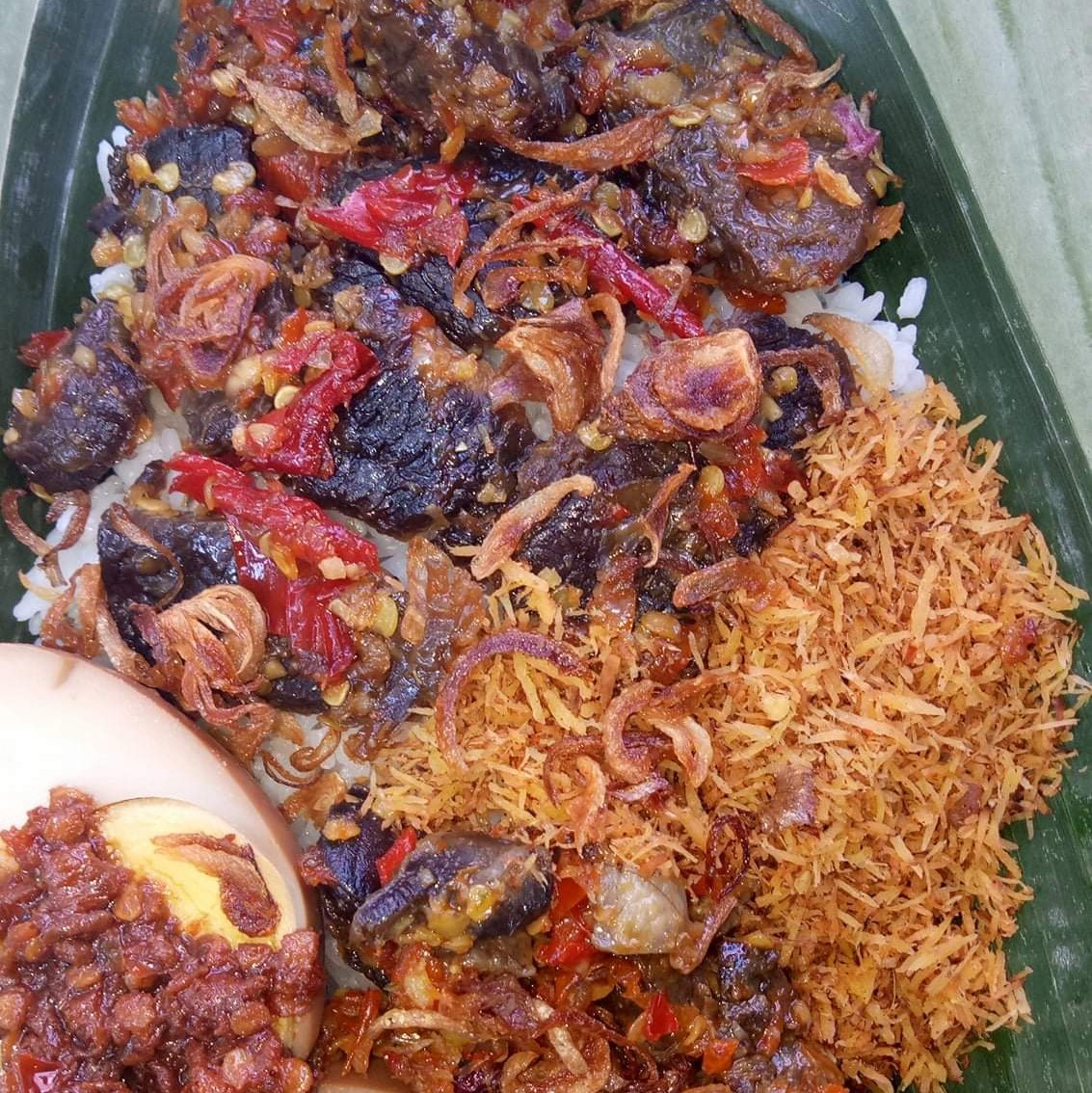 Nasi Dendeng Balado
