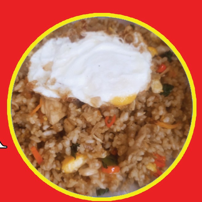 Nasi GORENG pedas Plus Telor CEPLOK 