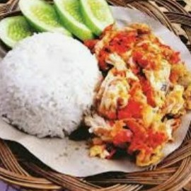 Nasi Geprek Sambal Setan