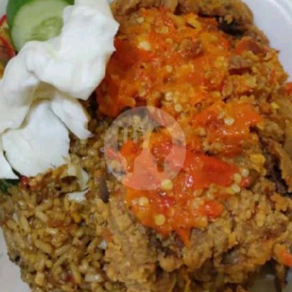 Nasi Goreng Ayam Geprek