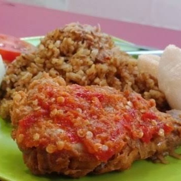 Nasi Goreng Ayam Geprek