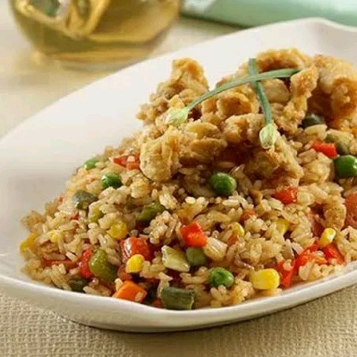 Nasi Goreng Ayam Krispi