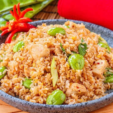 Nasi Goreng Pete Dan Telor