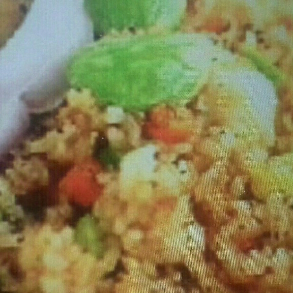 Nasi Goreng Pete Kece Telur Dadar