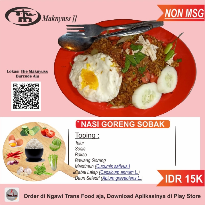 Nasi Goreng SOBAK plus Telur