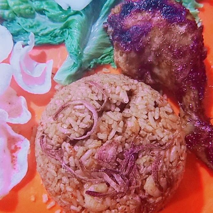 Nasi Goreng Seafood Ayam bakar