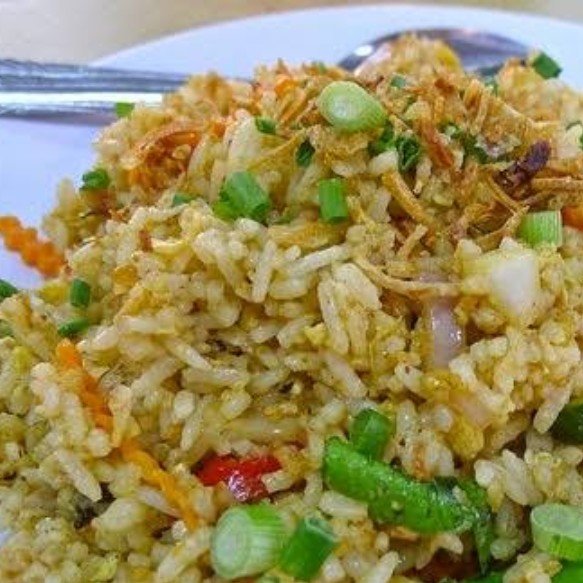 Nasi Goreng Teri Cabe Ijo