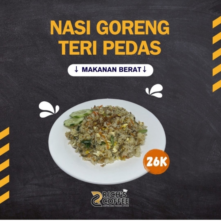 Nasi Goreng Teri Pedas 