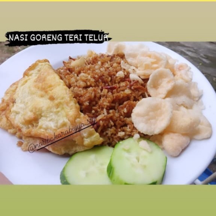 Nasi Goreng Teri Telur 