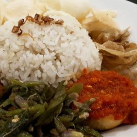 Nasi Gurih Telur Dadar