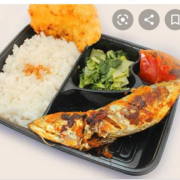 Nasi Ikan Bakar Dan Goreng