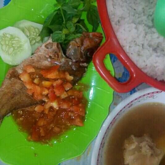 Nasi Ikan Katamba Kuah Kaledo