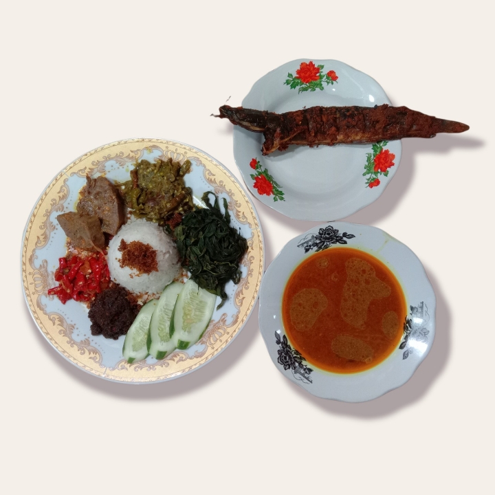 Nasi Ikan Lele Bakar