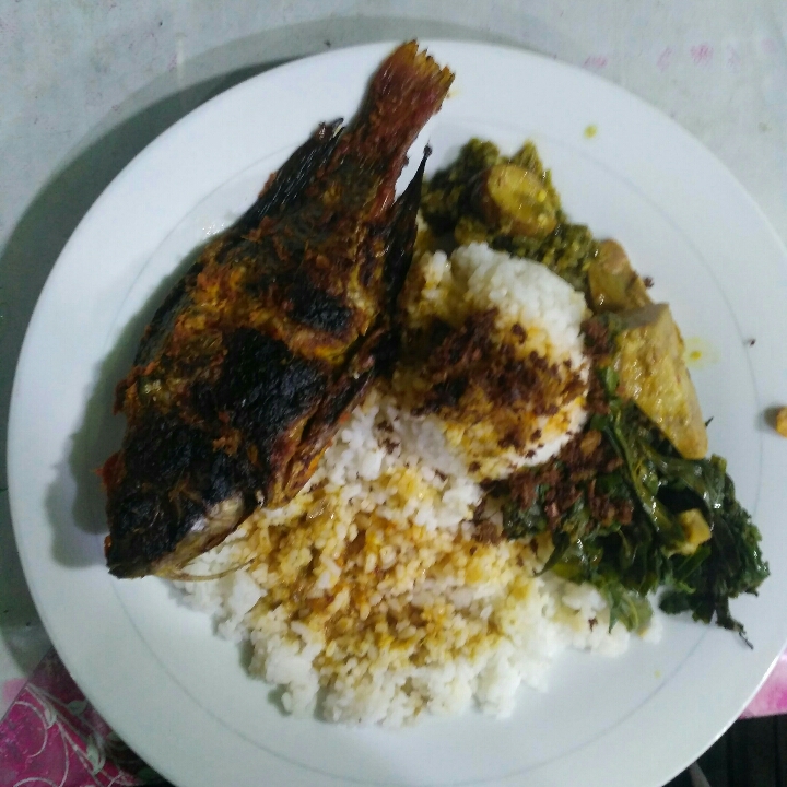 Nasi Ikan Nila bakar