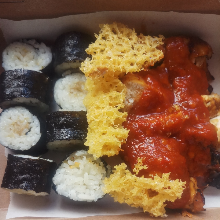 Nasi Jepang Ayam Bakar Babak Belur