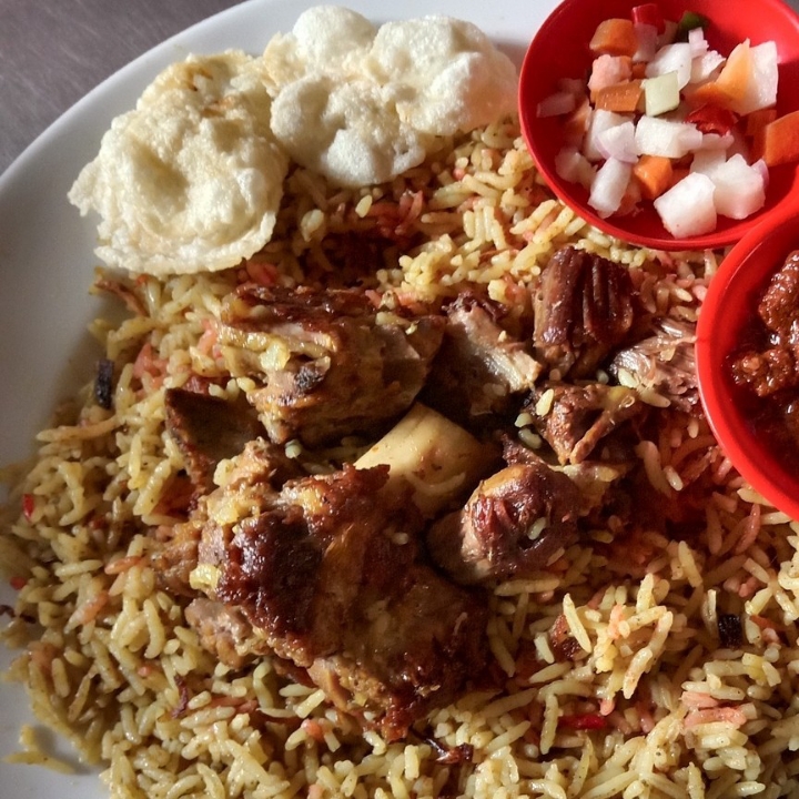 Nasi Kebuli Kambing Biasa