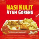 Nasi Kulit Ayam Goreng