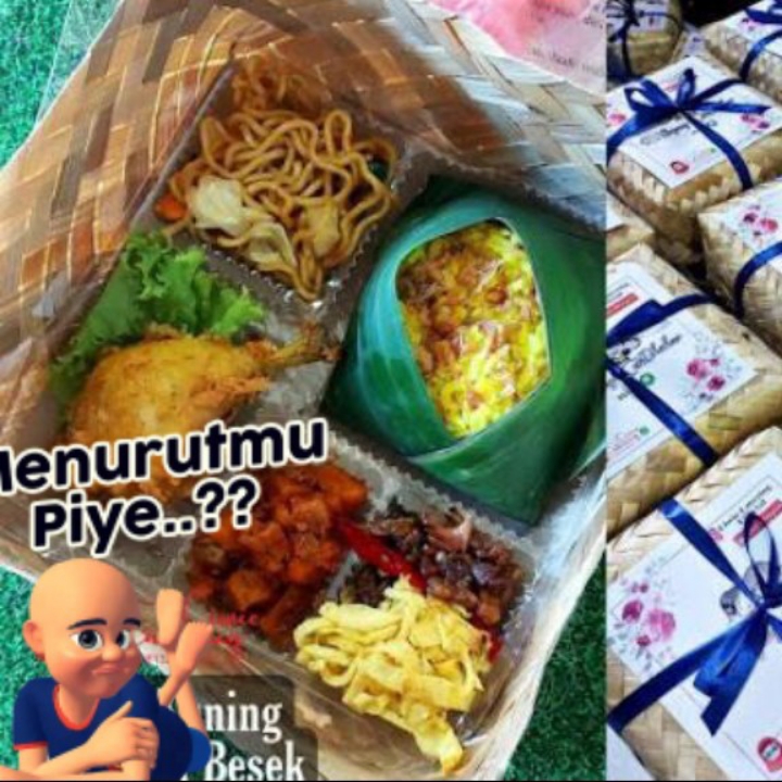 Nasi Kuning Besek