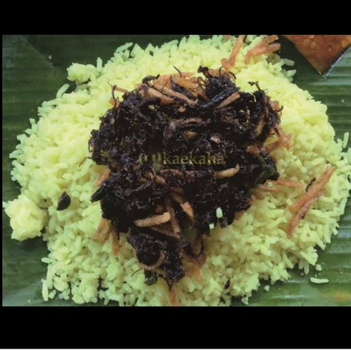 Nasi Kuning Dendeng