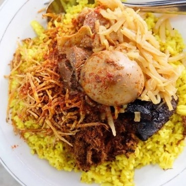 Nasi Kuning Ikan Telur
