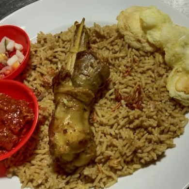 Nasi Mandhi Kambing Biasa