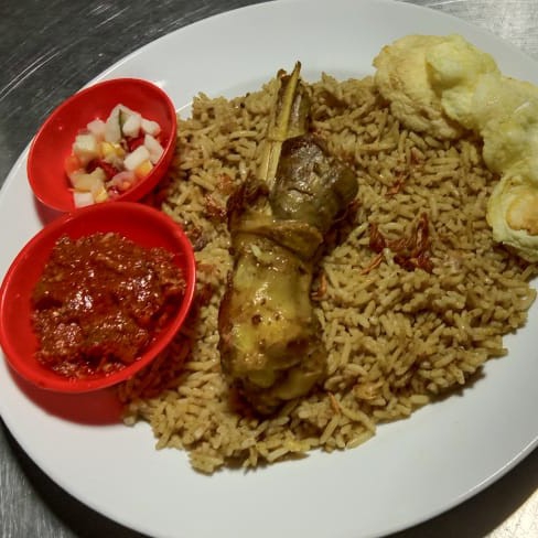 Nasi Mandhi Kambing Spc