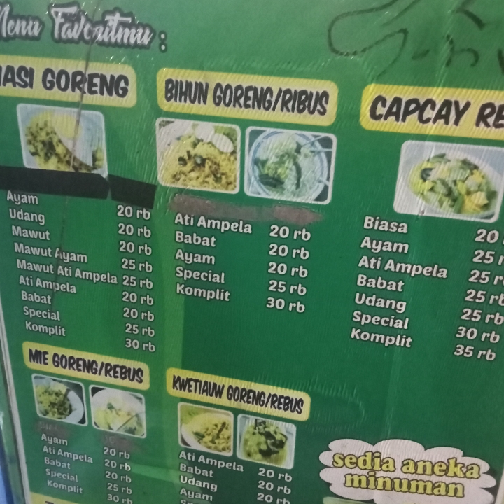 Nasi Mawut Ati Ampela 