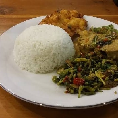 Nasi Padang Dadar Jagung