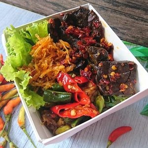 Nasi Paru Pedas