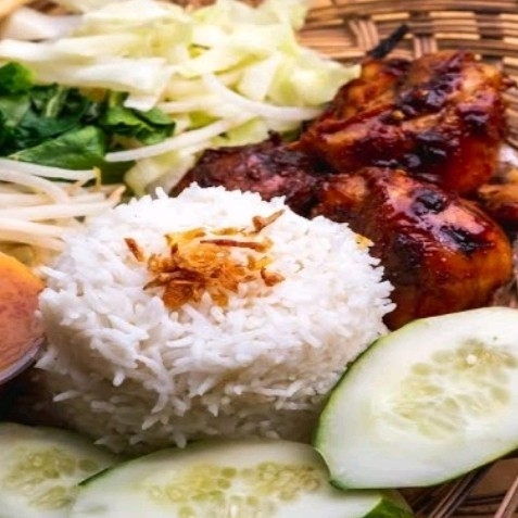 Nasi Pecel Ayam Bacem
