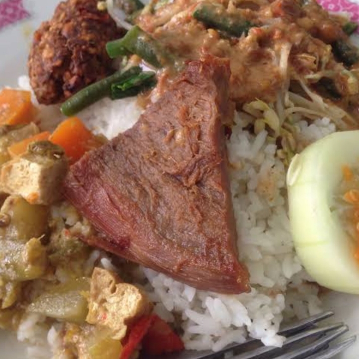 Nasi Pecel Daging