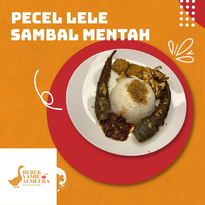 Nasi Pecel Lele Sambal Mentah Trasi