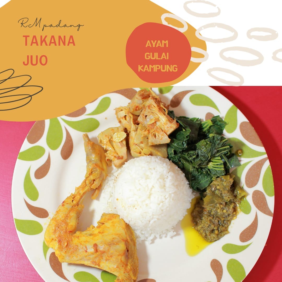 Nasi Plus Gulai  Ayam Kampung