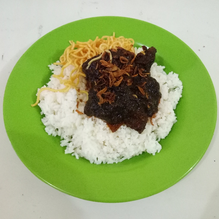 Nasi Putih Itik Masak Habang