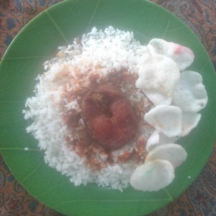 Nasi Putih Lauk Haruan