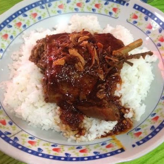 Nasi Putih Masak Habang