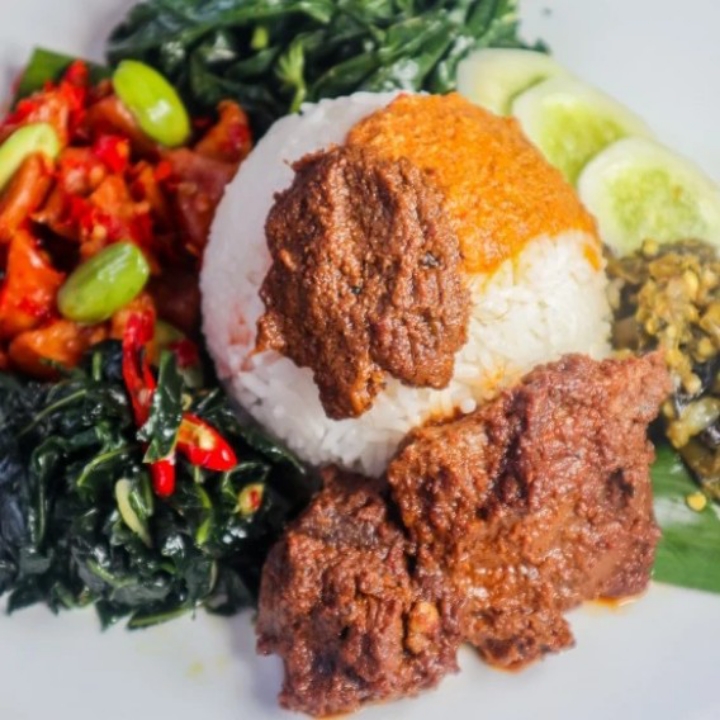 Nasi Rendang Daging 