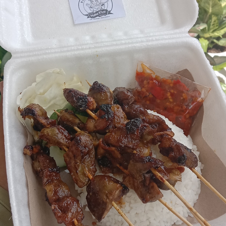 Nasi Sate Ati Ampela