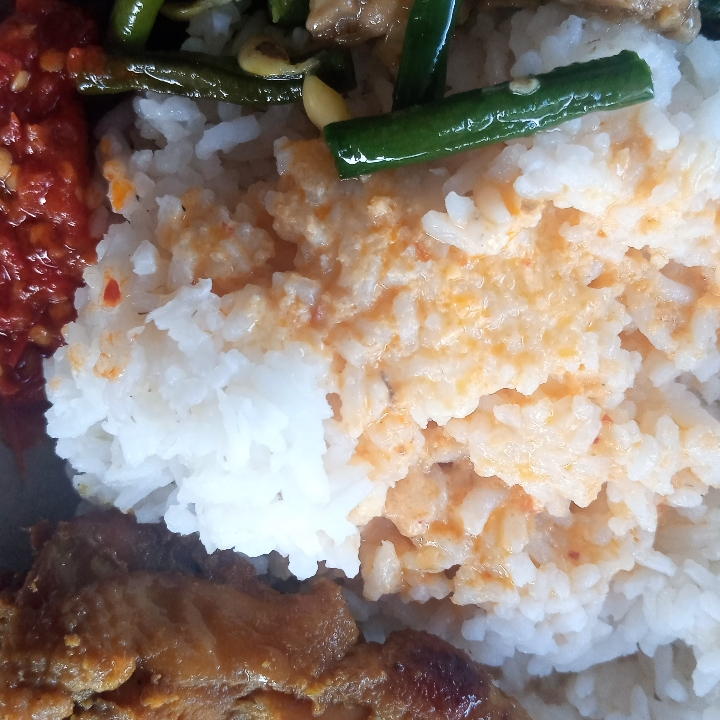 Nasi Sayur Semur Ayam Kampung