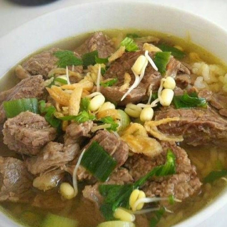 Nasi Soto Daging Sapi