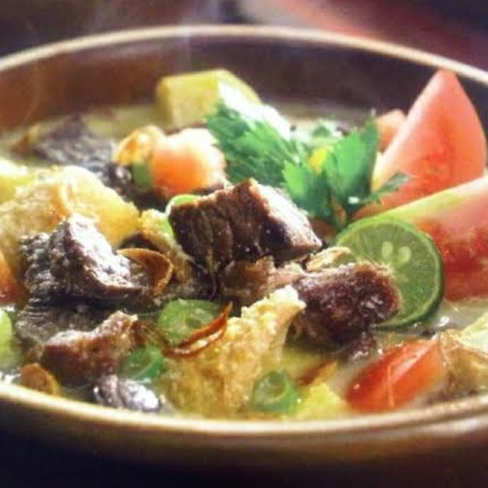 Nasi Soto Paru Sapi