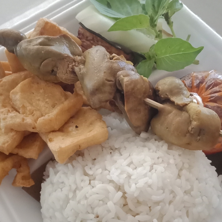 Nasi Tahu Hati Ampla