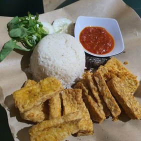 Nasi Tahu Penyet