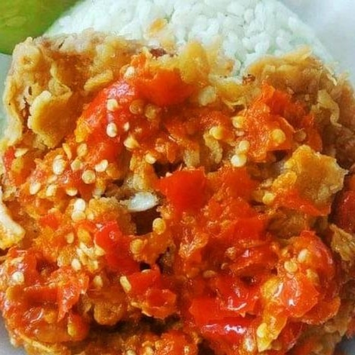 Nasi Telor Geprek