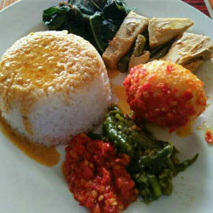 Nasi Telur Balado Kentang