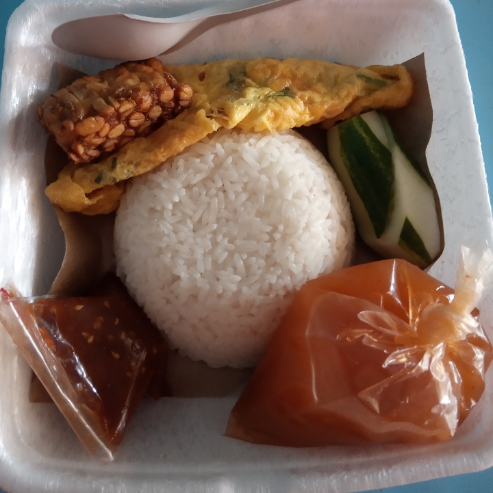 Nasi Telur Dadar 